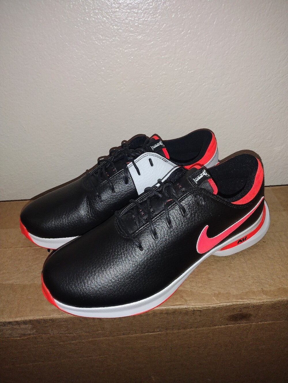 NIKE AIR ZOOM VICTORY TOUR 3 MEN'S GOLF SHOES SIZE 12 BLACK CRIMSON DV6798-004